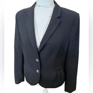 H&M Black Blazer Dress Jacket Women’s Size 12